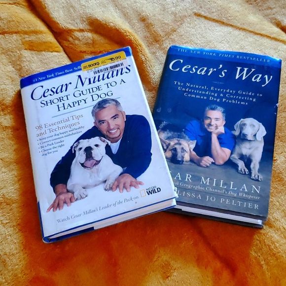 Two Cesar Millan dog training books short guide to a happy dog Ceasars way - Picture 1 of 5